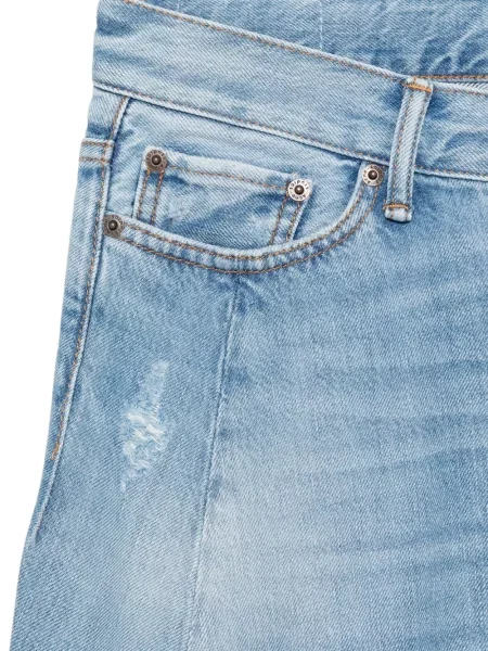 Blugi Acne Studios zdrențuiți albastru