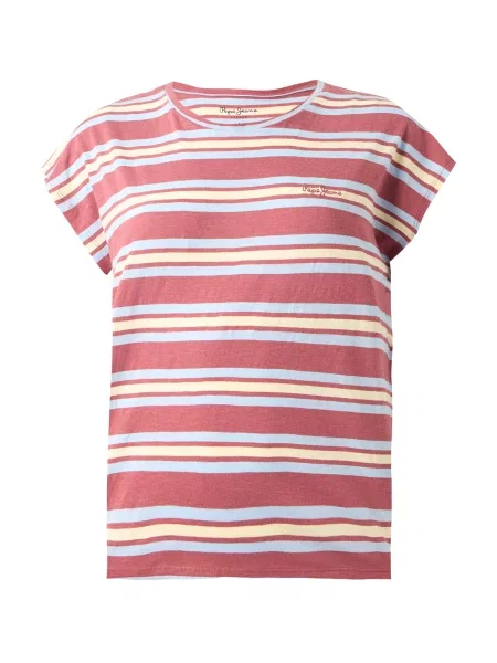 Pepe Jeans Tricou CHARLOT albastru deschis / galben deschis roșu