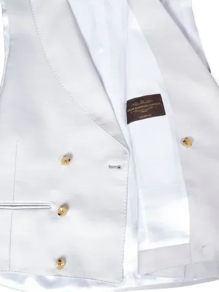 Dvouřadá vesta Franzese Collection šedá