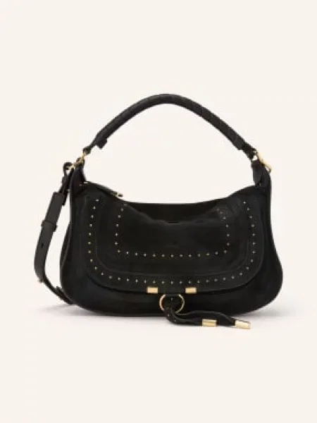 Chloé Kabelka Marcie S Cvočky black černá