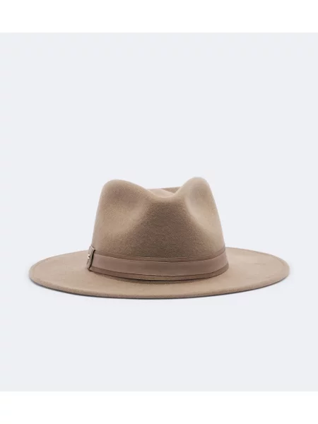 Pălărie Max Mara de lână bej