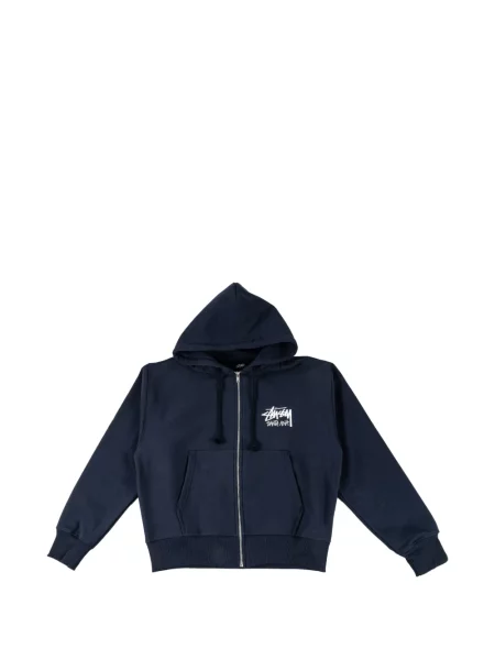 Hanorac cu glugă Stüssy albastru