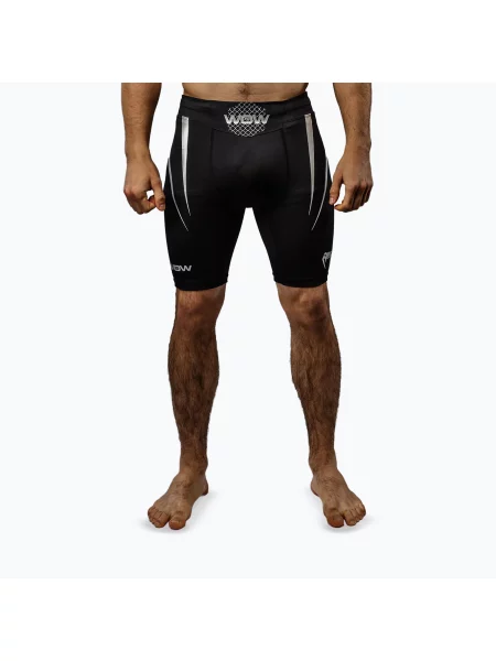 Spodenki treningowe Venum X WOW FC Vale Tudo black/silver grey czarne