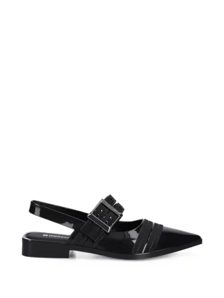 Balerini Melissa cu cataramă slingback negru