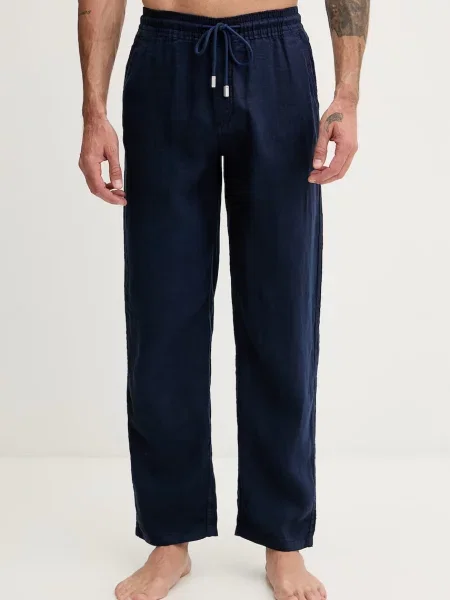 Vilebrequin pantaloni pentru bărbați din in PACHA