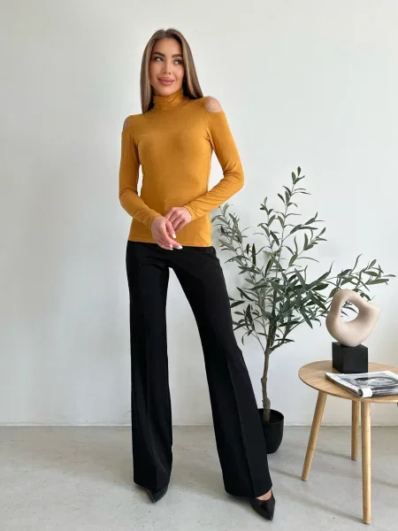 Водолазка ISSA Plus гірчичний