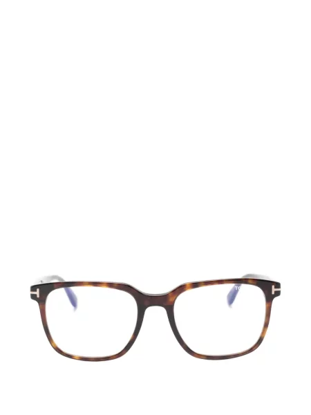 Ochelari de soare Tom Ford Eyewear cu imprimeu geometric maro