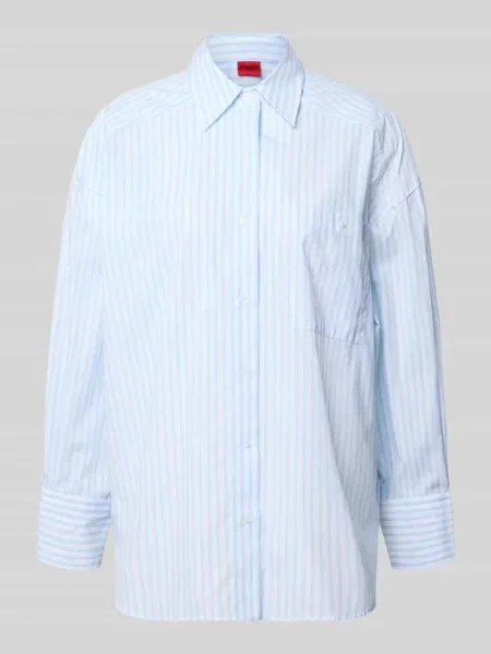 HUGO koszula Eustyna niebieska