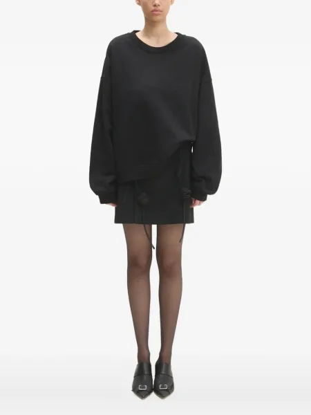 Hanorac Fiorucci cu broderie negru