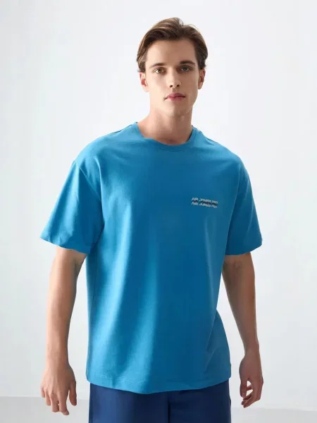 Tommy Life Tričko nebeská modř