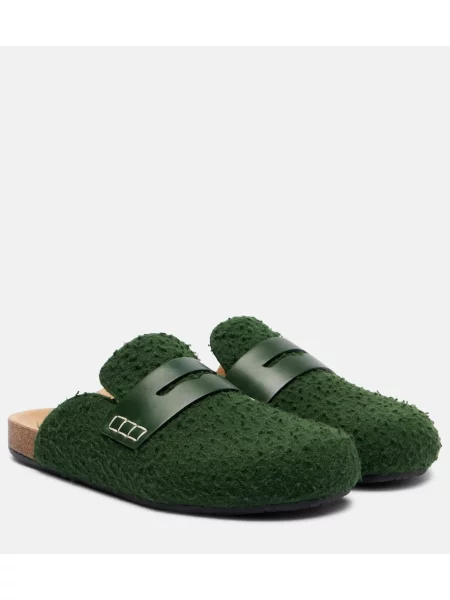 Mules Jw Anderson filc zelena