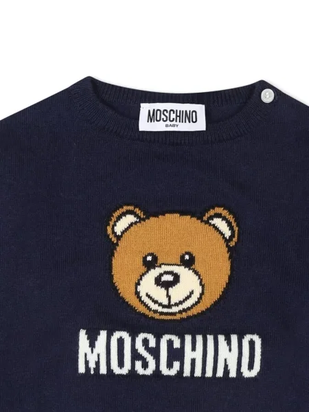 Sweter dziecięcy Moschino niebieski
