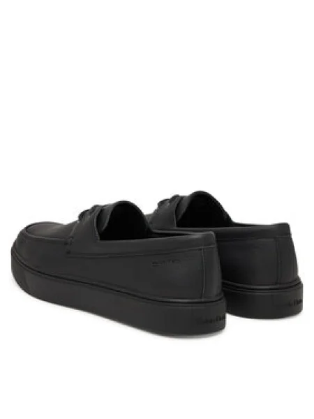 Poltopánky Calvin Klein Hybrid Clean Boat Shoe Lth čierna