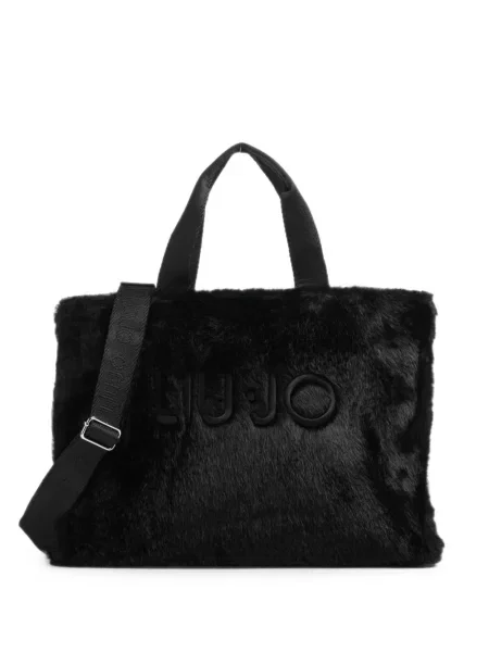 Ursuleț de pluș geantă shopper Liu Jo negru