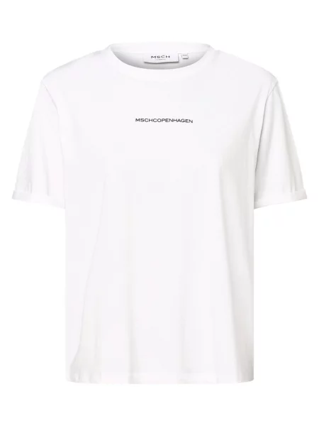 Msch Copenhagen T-shirt Kobiety L/XL biały