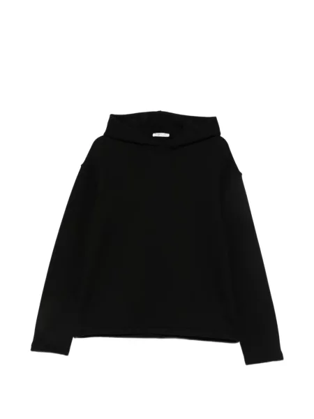 Dzianinowa bluza z kapturem The Row czarna