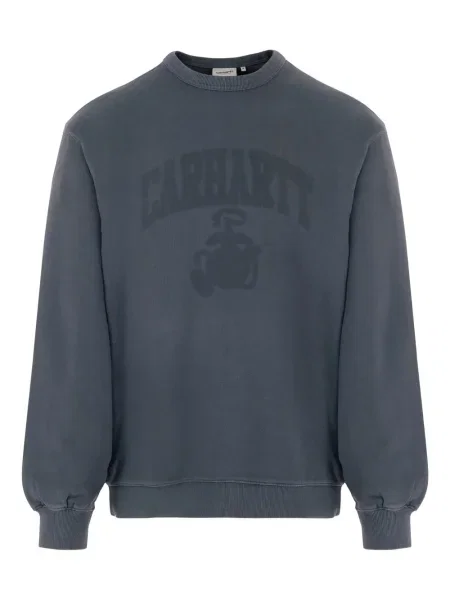 Hanorac crewneck Carhartt Wip cu imagine albastru