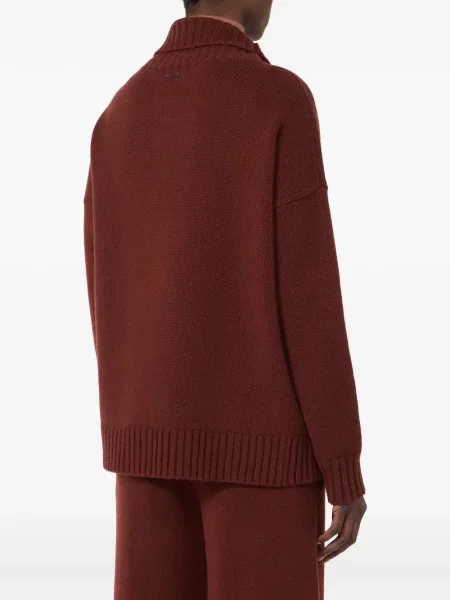 Pulover Max Mara din cașmir maro
