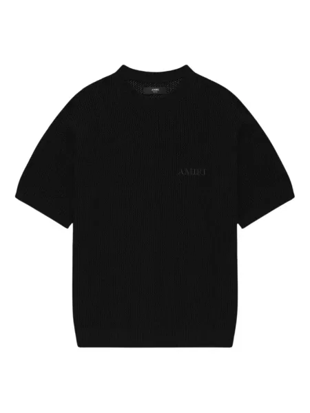 Tricou Amiri cu imagine negru