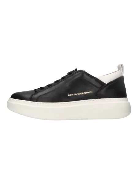 Sneakersy Alexander Smith skórzane czarne