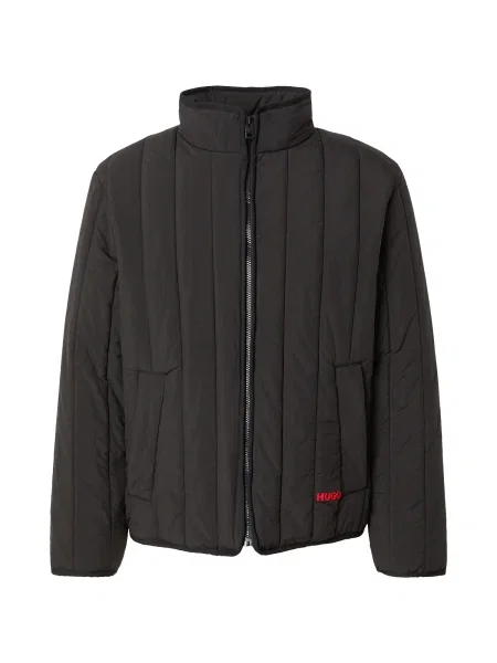 HUGO Geacă de primăvară-toamnă roșu negru
