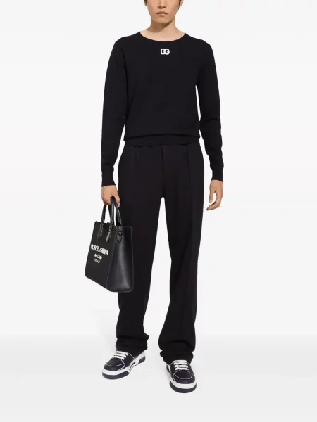 Juosmuo kelnės Dolce & Gabbana mėlyna