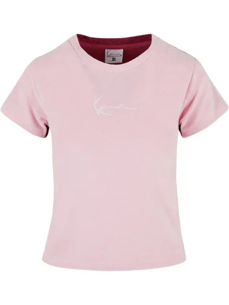 Karl Kani Tricou mov liliachiu / mov zmeură alb