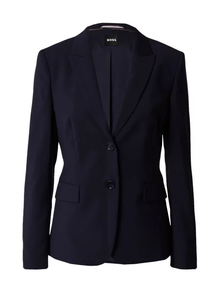 BOSS BLACK de lână sacou juleah albastru