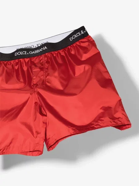 Kąpielówki dziecięce Dolce And Gabbana czerwone