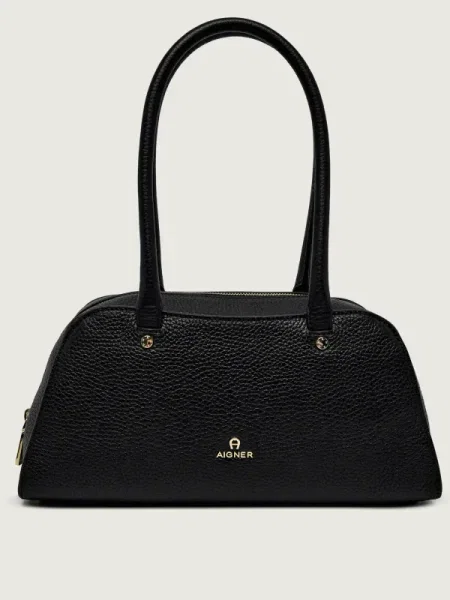 Aigner De piele geantă pe umăr Ivy negru