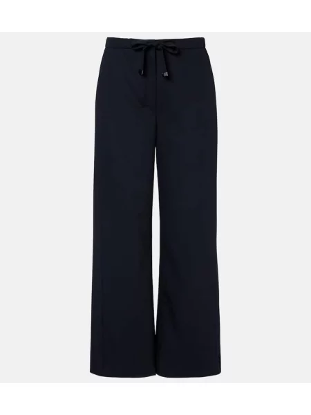 Pantaloni 's Max Mara de lână albastru