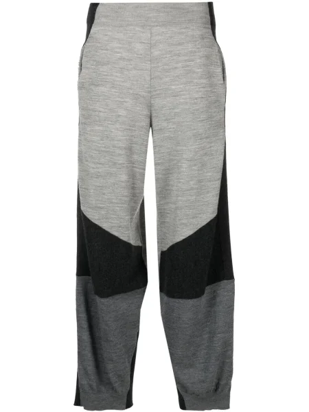 Pantaloni Stella Mccartney tricotate gri