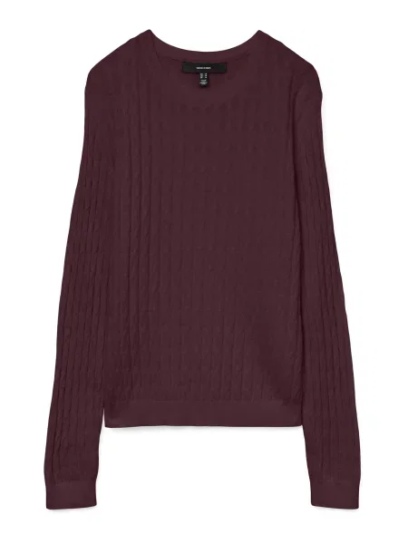 VERO MODA Pulover FLO vin roșu