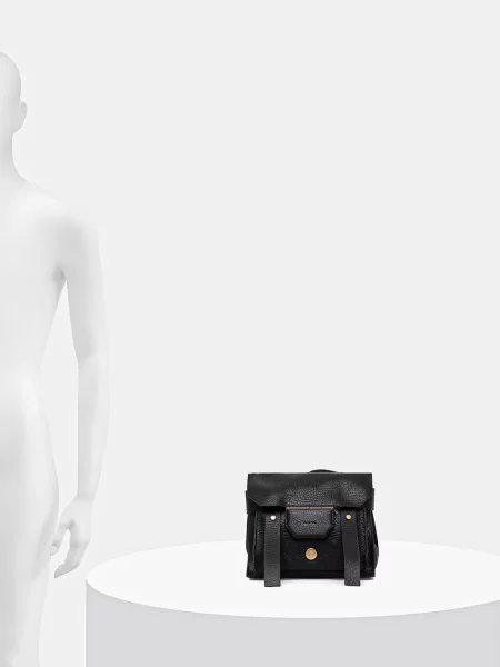 Кожаная сумка Allsaints