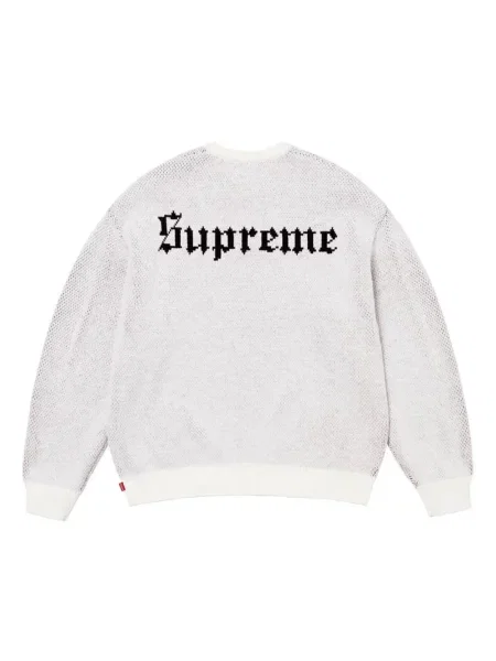Pulover Supreme alb