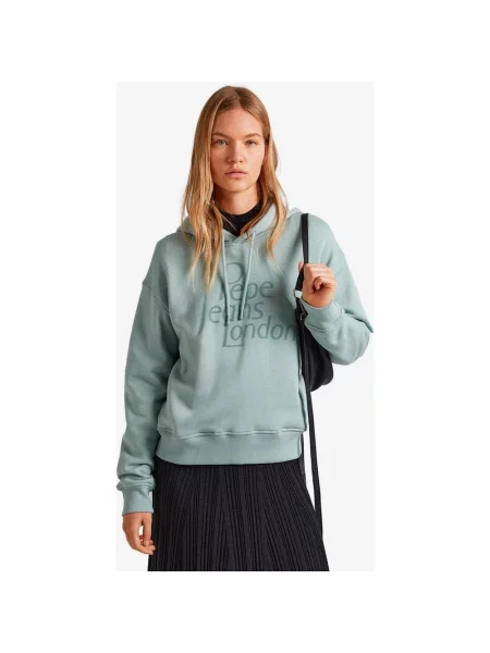 Bluza z kapturem Pepe Jeans Harriet XS niebieska
