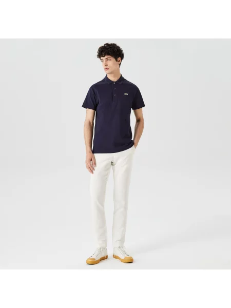 Lacoste Sportowa Koszulka Polo Regular Fit Do Gry W Tenisa Z Ultralekkiej Dzianiny granatowa