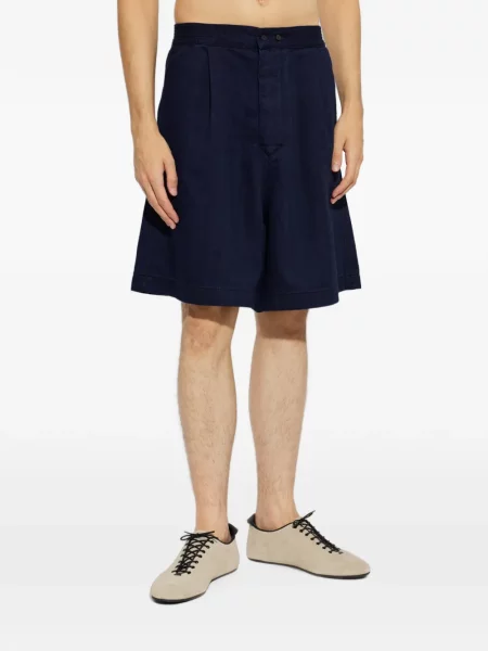 Pantaloni scurți din denim Jacquemus albastru