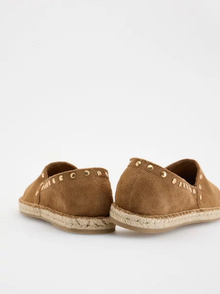 Замшевые эспадрильи Reserved бежевые