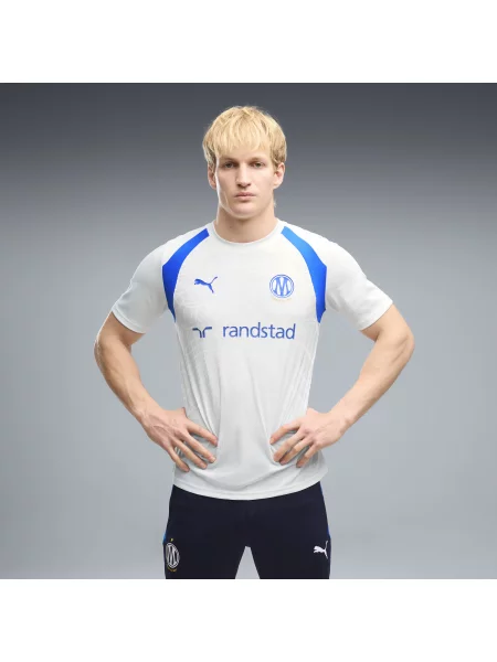 PUMA koszulka treningowa Olympique de Marseille o wąskim kroju Akcesoria S biały