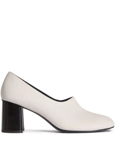 Pantofi cu toc 12 Storeez din piele alb