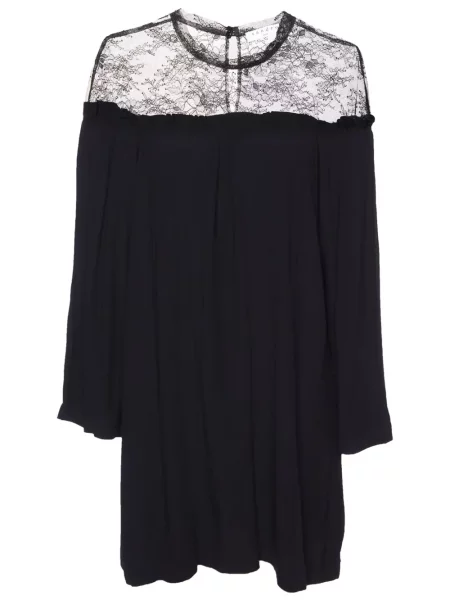 Rochie de dantelă Sandro din dantelă negru