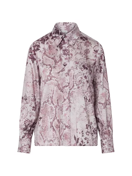 Cămașă Liu Jo din țesătură twill roz