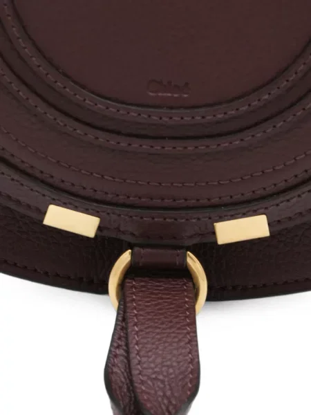 Geantă Chloé din piele maro