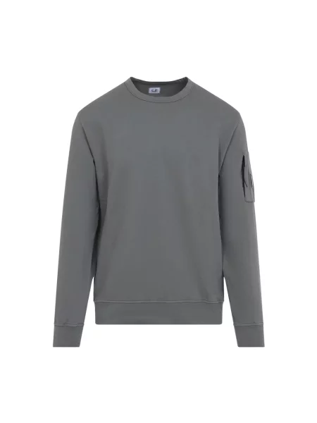 Lniana bluza C.p. Company klasyczna szara