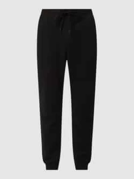 Spodnie z dzianiny dresowej z wpuszczanymi G-star Raw czarne