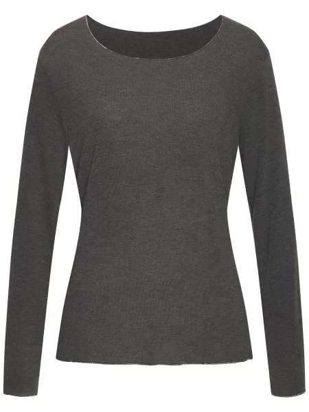 LASCANA Tricou metalic gri