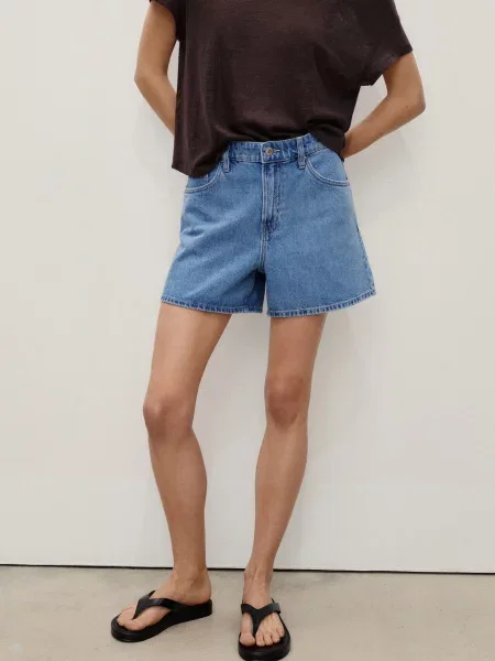 Шорти джинсові MANGO синій