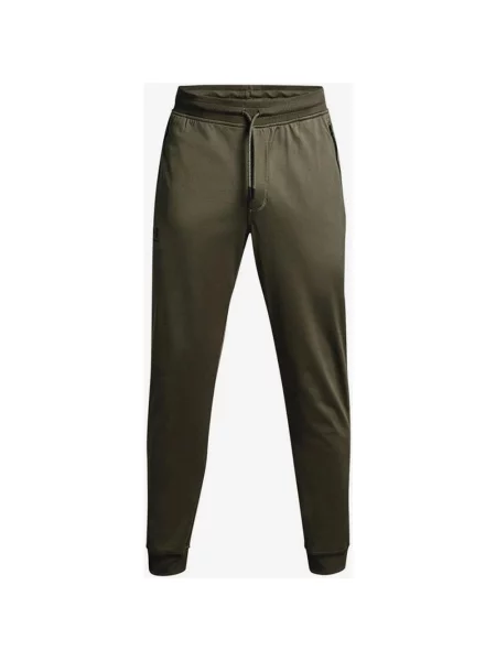 Długie spodnie Under Armour Sportsyle Tricot S zielone
