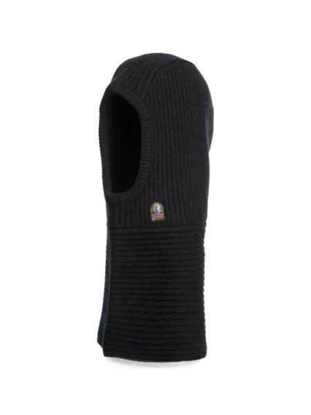 Căciulă Parajumpers tricotate cu autograf negru
